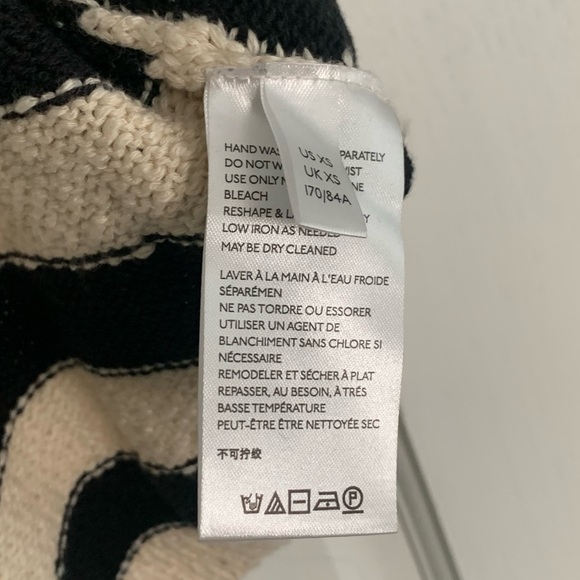 Anthropologie black and cream sweater tank - Picture 6 of 6